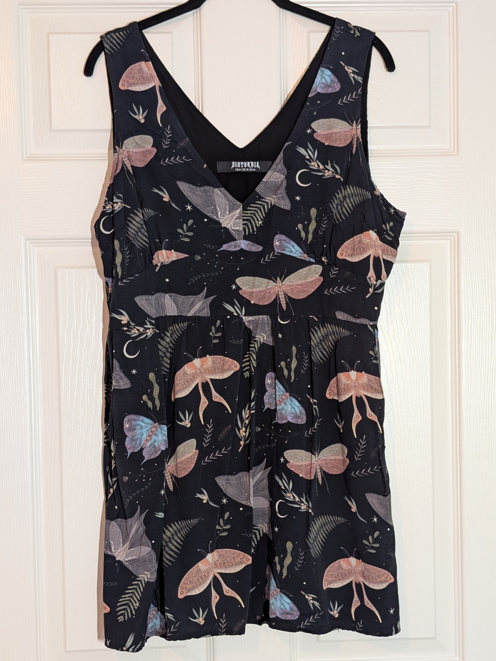 Disturbia Nightmoth Corset Mini Dress US12